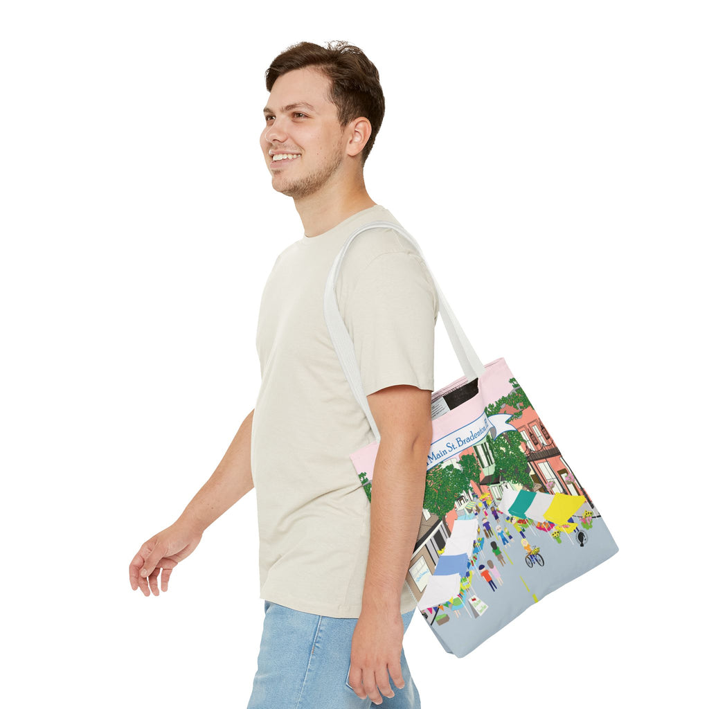 Old Main Street Bradenton Tote Bag