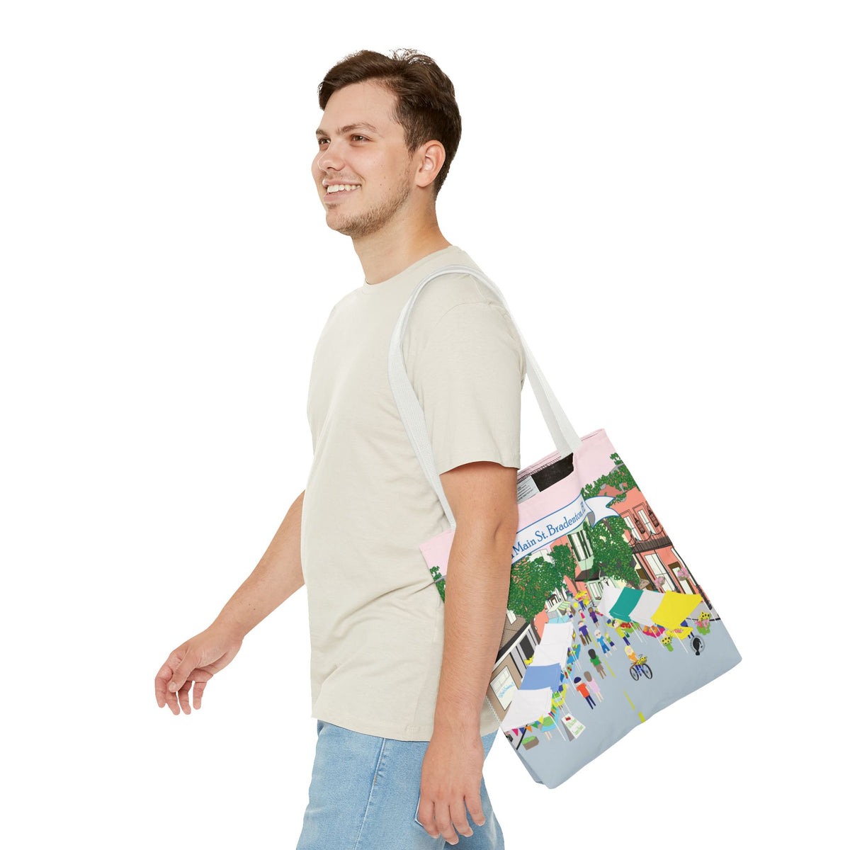 Old Main Street Bradenton Tote Bag