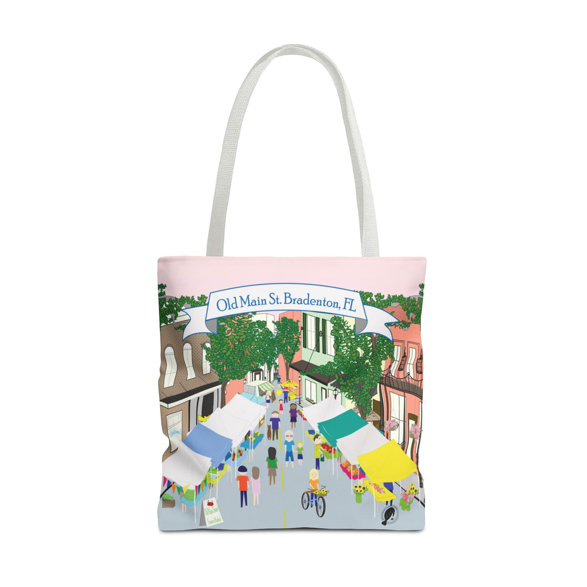 Old Main Street Bradenton Tote Bag