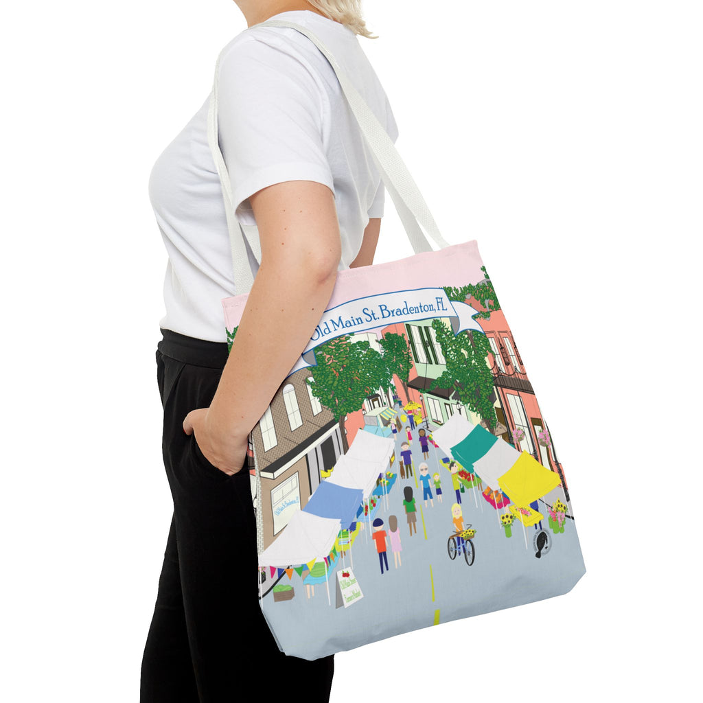 Old Main Street Bradenton Tote Bag