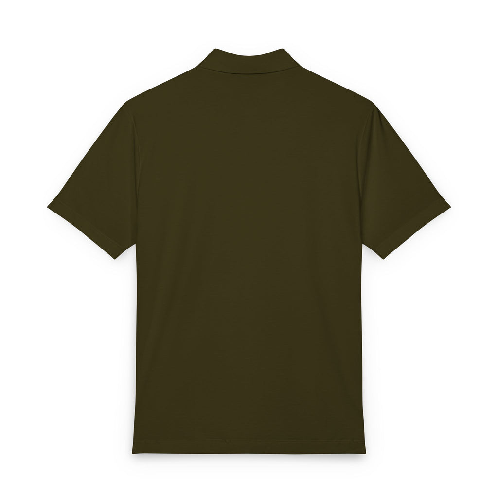 Manatee River Trading Co Embroidered Emblem -  Men's Stretch Jersey Polo