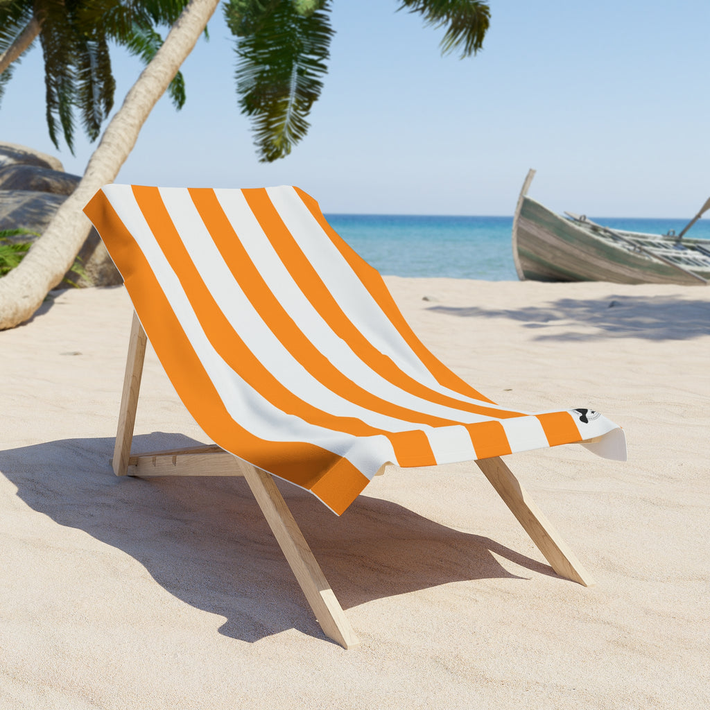 Sunny Striped Beach Towel