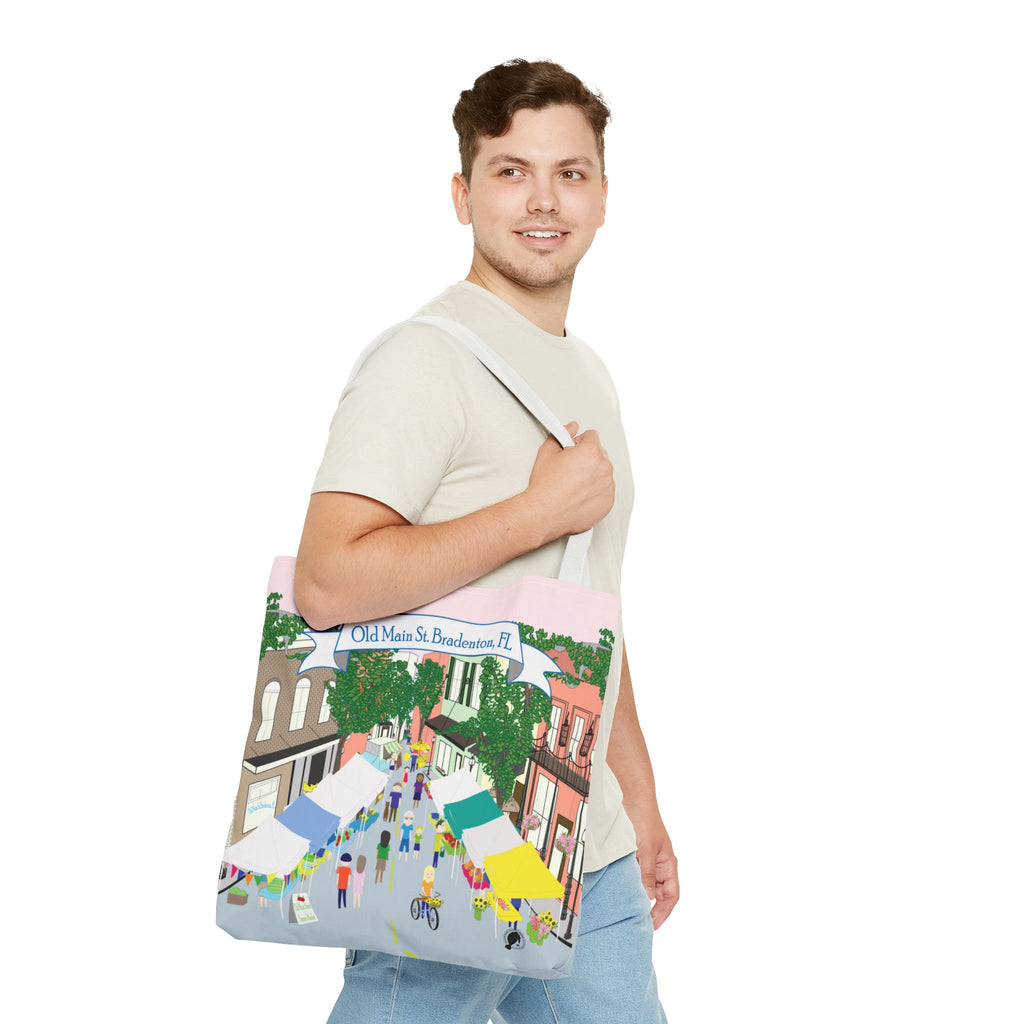 Old Main Street Bradenton Tote Bag