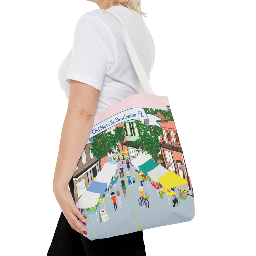 Old Main Street Bradenton Tote Bag