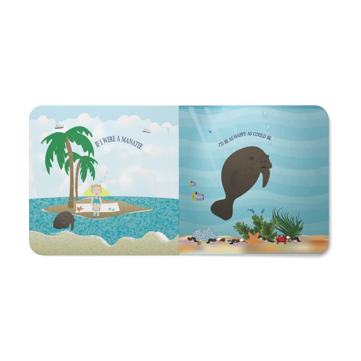 "If I Were a Manatee..." Illustrated Baby Board Book